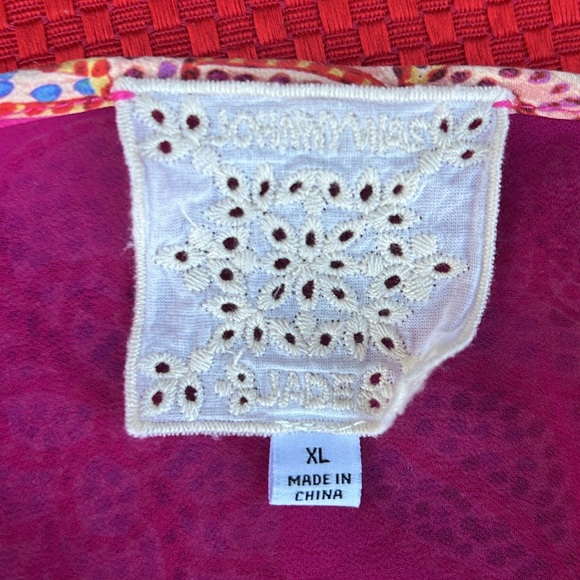 🌺 Johnny Was Pink Floral Silk Dress 🌺 - Picture 13 of 15